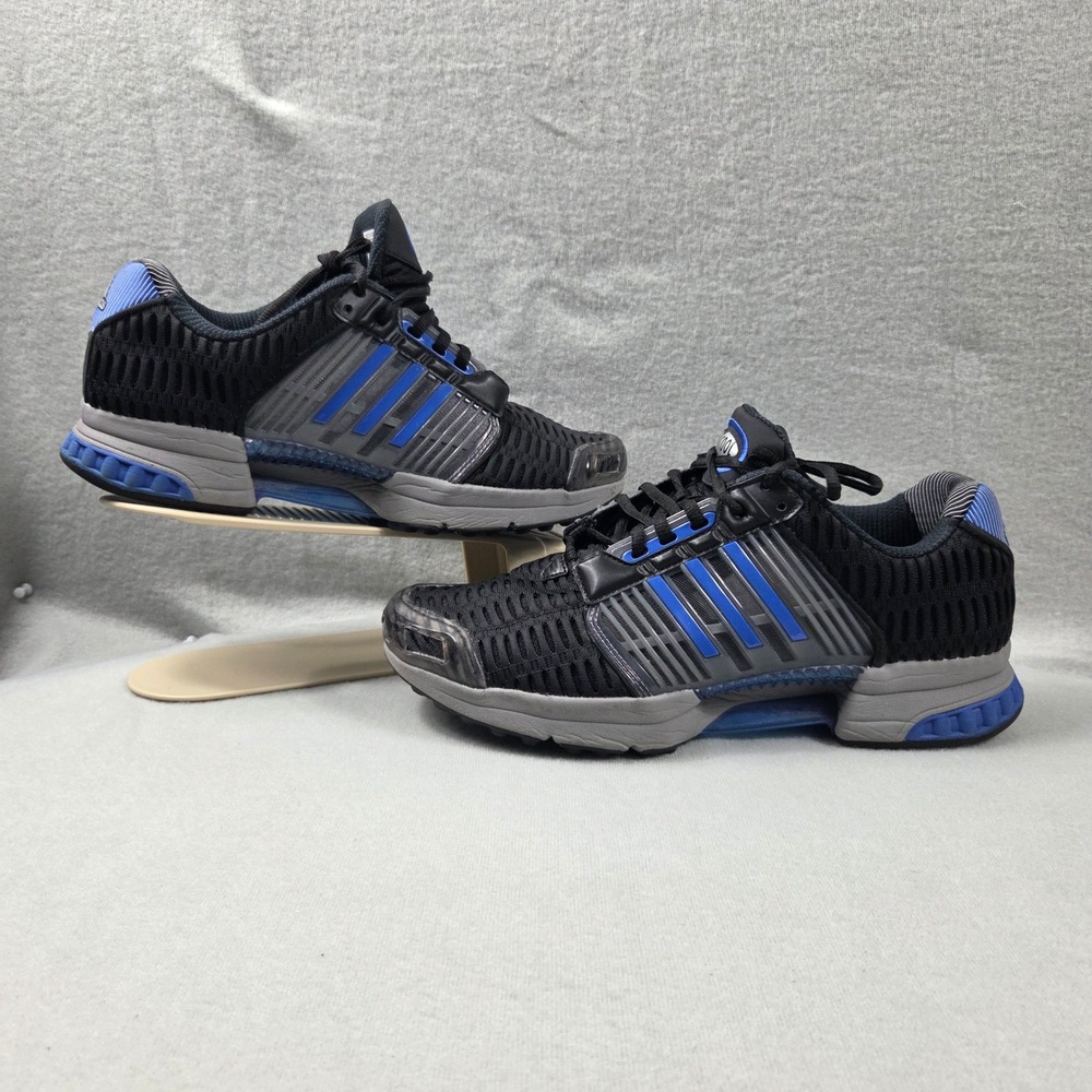 Adidas ClimaCool Running Shoes Mens 10 Black Blue Excellent JR6386 Sneaker